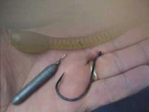 Tying and fishing  the drop shot rig