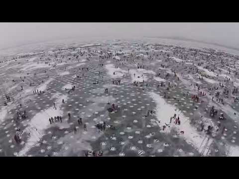 Largest charitable Ice fishing contest in the world.  Minnesota