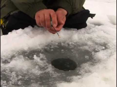 , !   . Russian ice fishing.